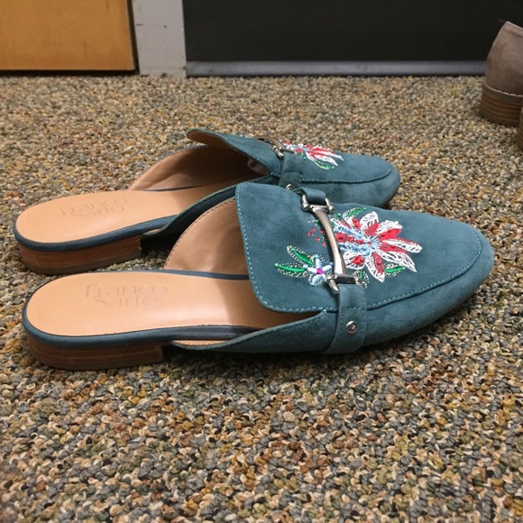 Franco Sarto Embroidered Devra Slip Ons - Picture 3 of 4